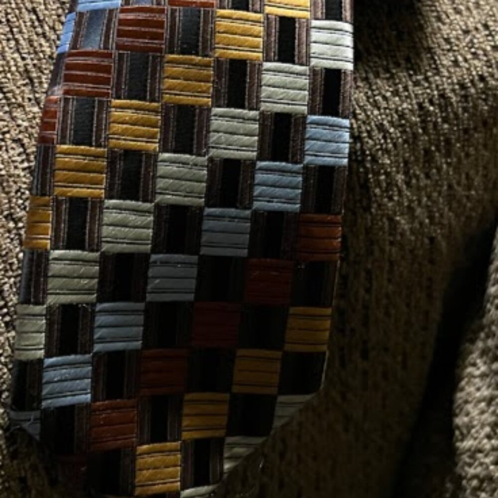 John Sparks SPARKS plaid tie